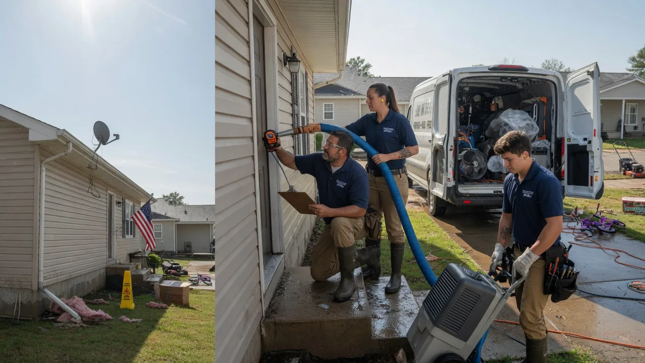 Ceiling Water Damage Restoration in Denton, KY near me